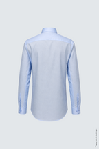 Non-Iron Açık Mavi Uzun Kollu Erkek Gömlek