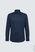 Koyu Lacivert Slim Fit Erkek Gömlek – Klasik Pamuk