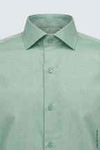 Açık Yeşil Slim Fit Erkek Gömlek – Kolay Ütülenebilir Pamuk