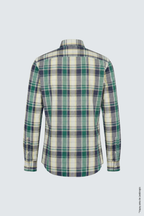 Açık Yeşil Slim Fit Erkek Gömlek – Ekose Pamuk