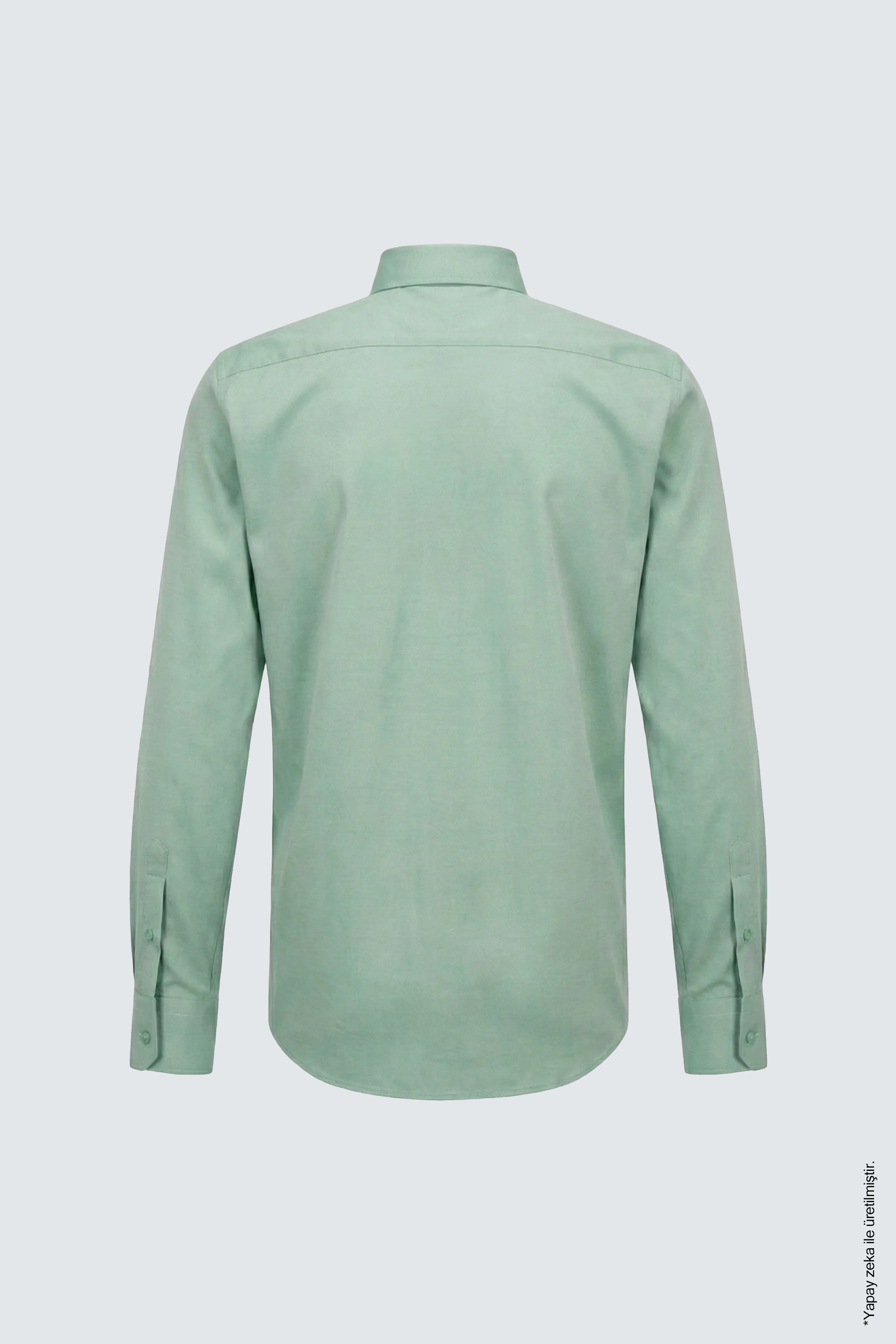 Açık Yeşil Slim Fit Erkek Gömlek – Kolay Ütülenebilir Pamuk