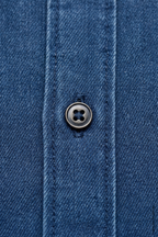 İndigo Denim Slim Fit Erkek Gömlek – Düğmeli Yaka