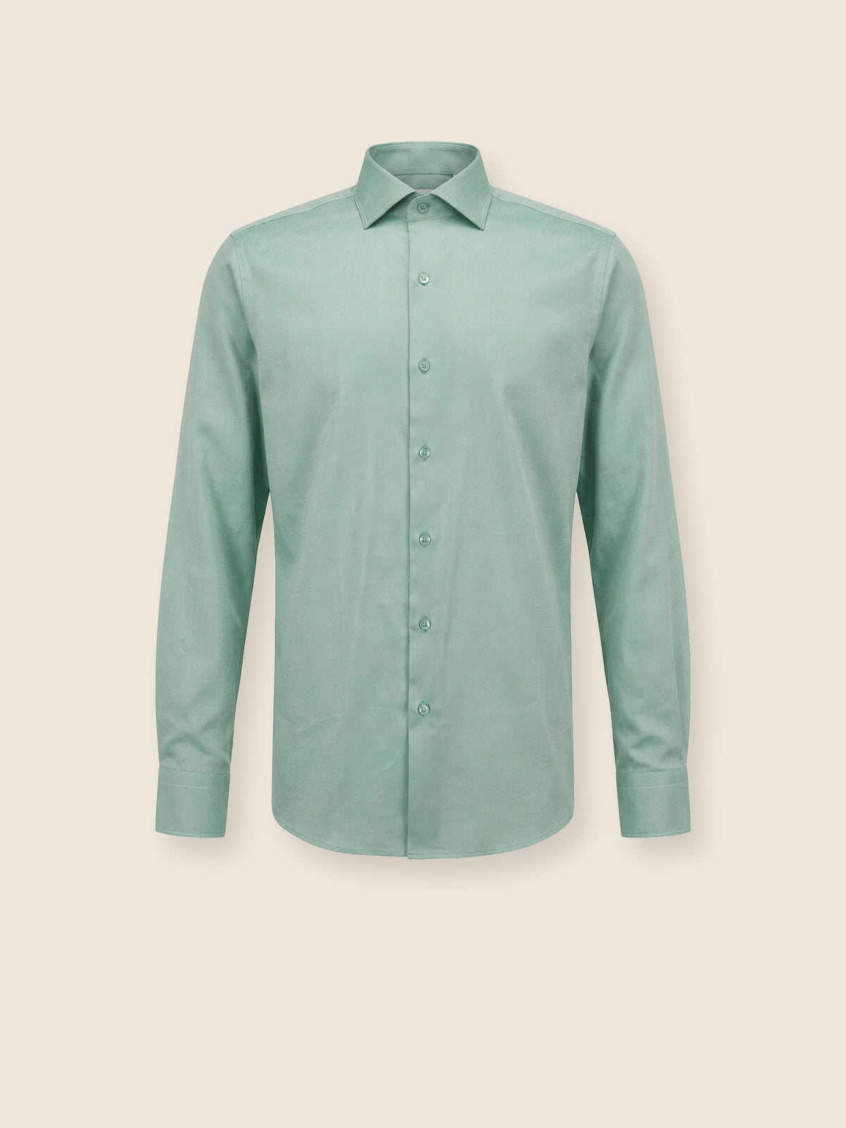 Açık Yeşil Slim Fit Erkek Gömlek – Kolay Ütülenebilir Pamuk