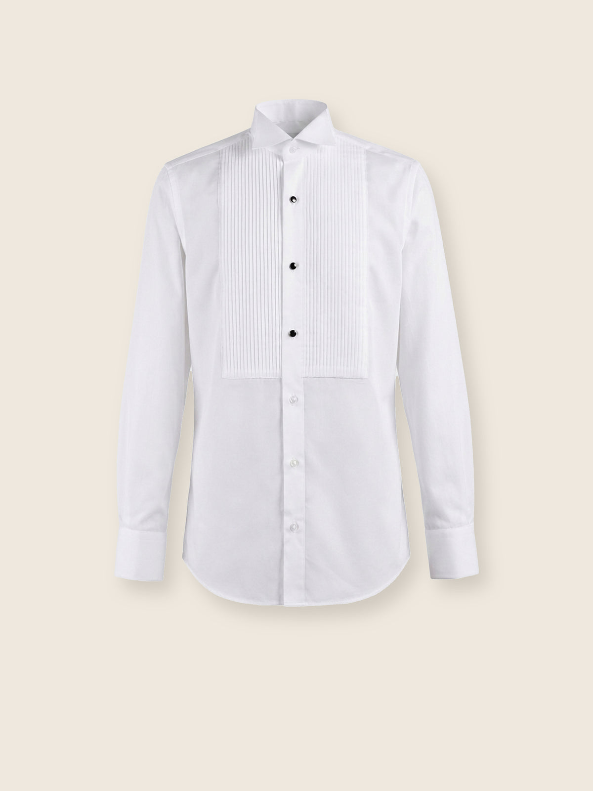 Beyaz Slim Fit Damatlık Gömlek – Ata Yaka Pamuk Piliseli