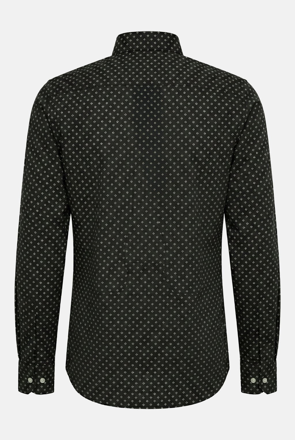 schwarz-slim-fit-bedrucktes-herrenhemd