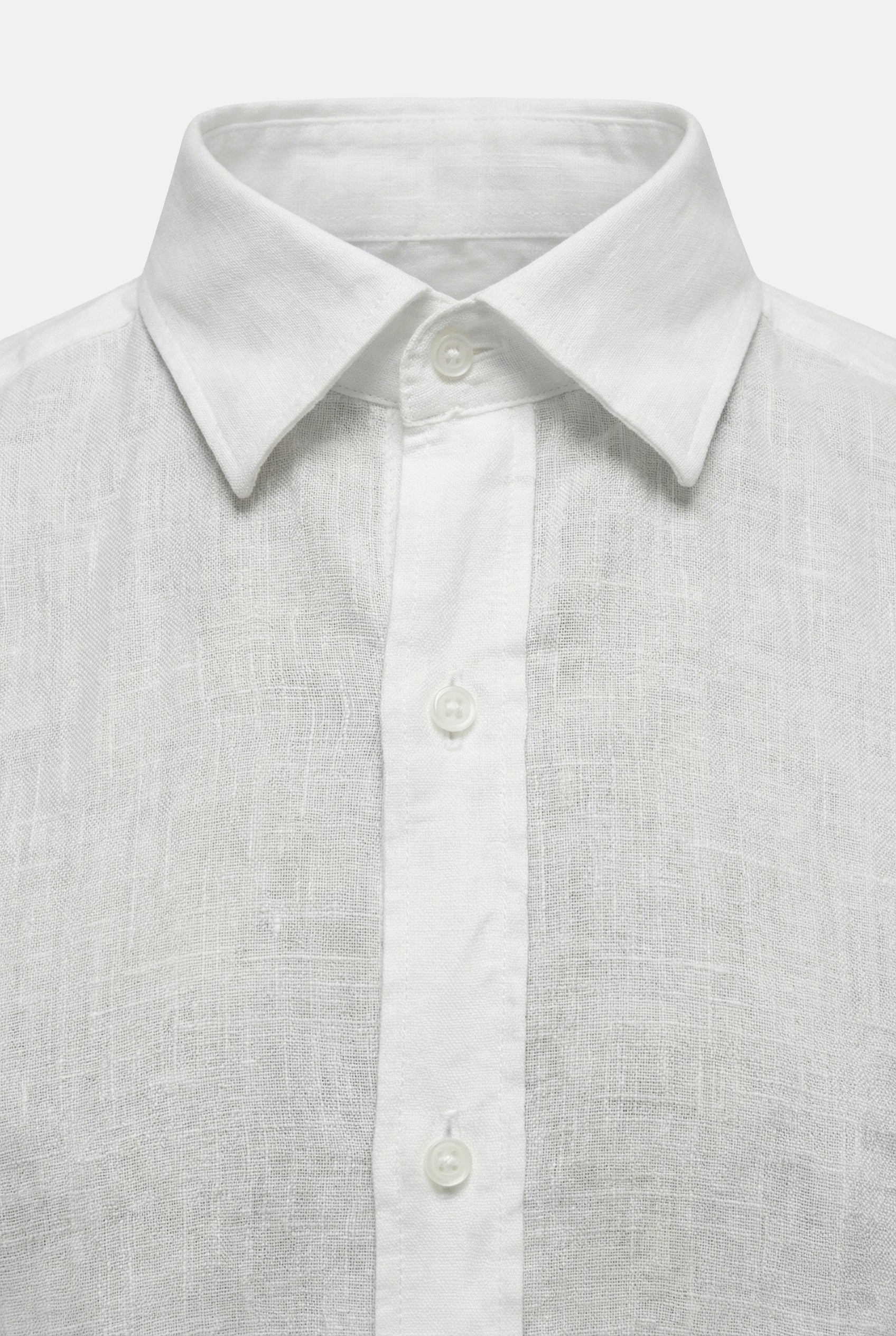 beyaz-keten-erkek-gomlek