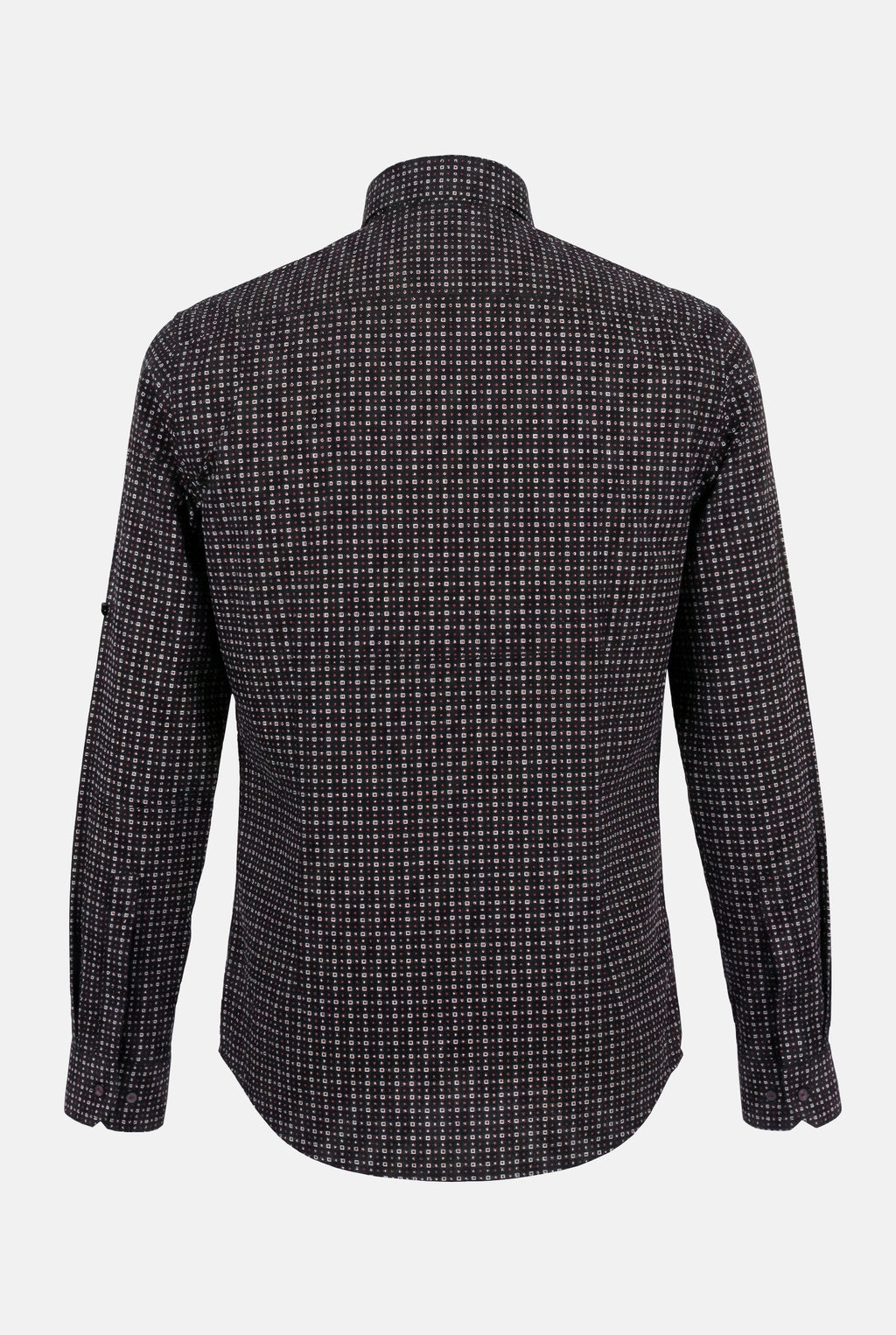 schwarz-slim-fit-elastisches-herrenhemd