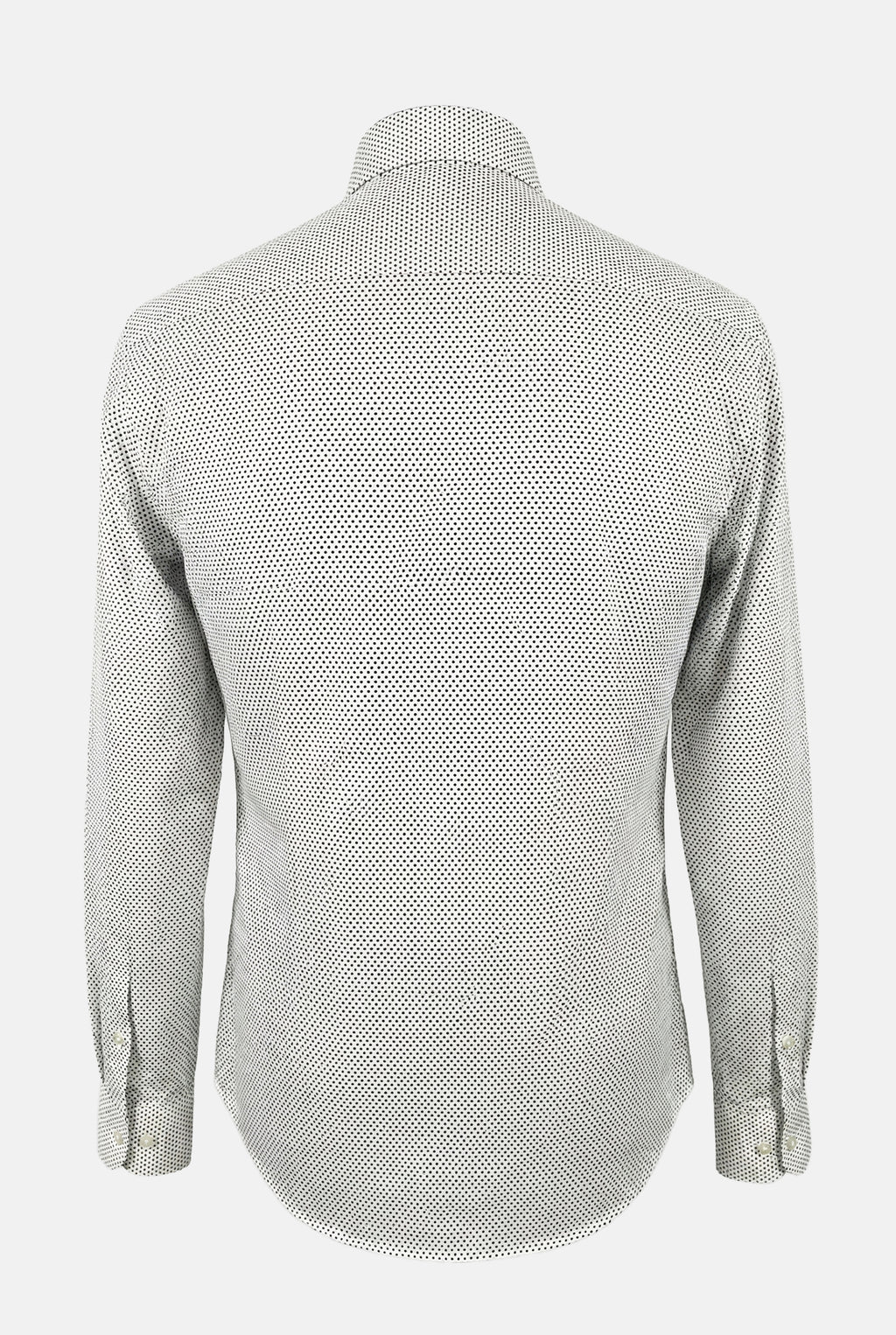 beyaz-slim-fit-baskili-erkek-gomlek