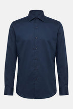 koyu-lacivert-slim-fit-gomlek