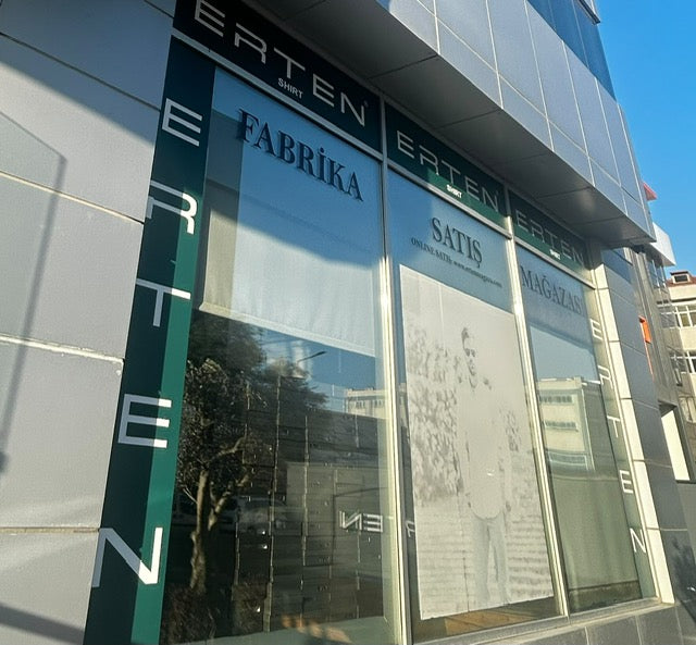 ERTEN fabrika satış mağazasının dış cephesi